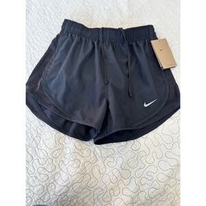 Nike Dri-FIT Womens Running Shorts Black Athletic Gym Workout XS #701
